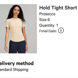 Hold Tight Shirt Lululemon